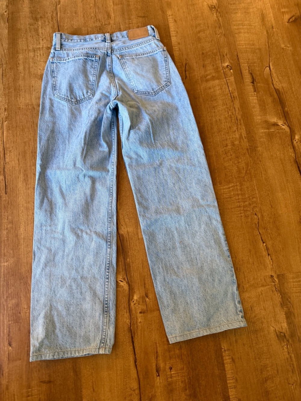 Denim Forum “The’90s Iggy Lo-Rise Baggy - hemmed, inseam now approx 27 inches - Picture 8 of 11